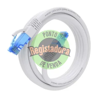 Aisens Cabo RJ45 CAT.6 UTP AWG26 CCA Branco 2.0