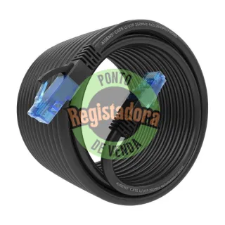 Aisens Cabo RJ45 CAT.6 UTP AWG26 CCA Preto 10M