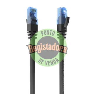 Aisens Cabo RJ45 CAT.6 UTP AWG26 CCA Preto 30cm