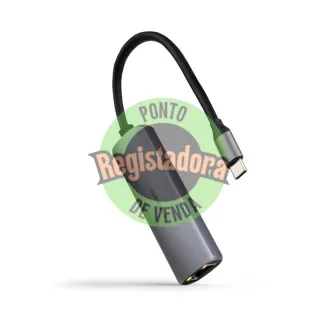 Nanocable Conversor USB-C Ethernet carga PD
