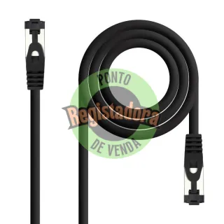 Nanocable Cabo RJ45 Cat.6 UTP CCA 10 m Preto