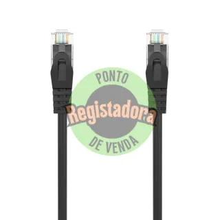 Aisens Cabo de rede RJ45 LSZH CAT.6A UTP preto 2.0m