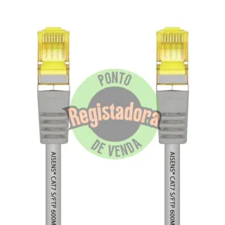 Aisens Cabo de rede RJ45 LSZH CAT.7 SFTP cinzento 10m