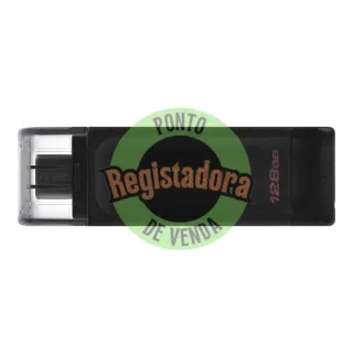 Kingston DataTraveler DT70 128GB USB C 3.2 Preto