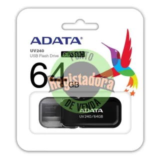 ADATA Lapiz Usb UV240 64GB USB 2.0 Preto