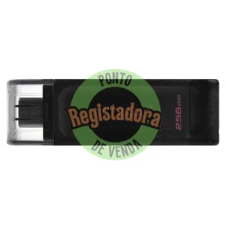 Kingston DataTraveler DT70 256GB USB C 3.2 Preto