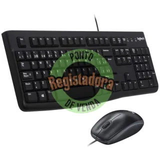 Logitech MK120 Teclado + Rato óptico 1000dpi USB