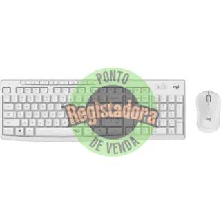 Logitech MK295 Teclado y rato sem fios Branco