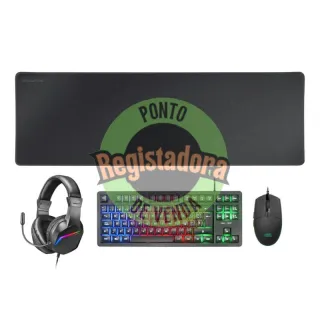 MARS GAMING Combo Gaming MCP-RGB3 4EN1 Preto