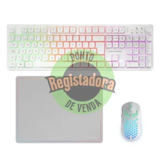 Mars Gaming Combo MCPWXWES GAMING 3IN1 RGB Branco