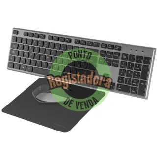 Tacens 3EN1 Teclado+Rato+Alfom sem fios Preto
