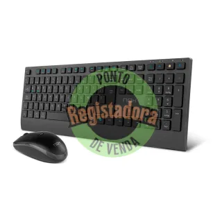NOX LITE DUO Teclado+Rato sem fios Preto