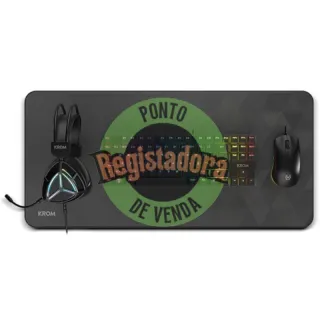KROM KLASS PCombo Gaming 4 en 1 RGB Preto