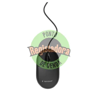 GEMBIRD Rato óptico USB 3 botones cabo Preto