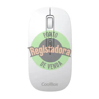 Coolbox Rato W02-IA sem fios RF+BT Branco