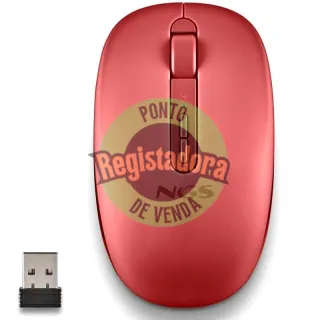 NGS Rato sem fios 2.4GHZ Dual BT FOGDUAL RED