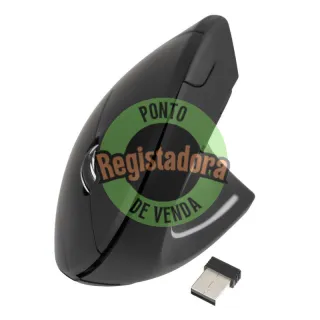 Tooq Rato sem fios ergonómico Vertical 3200DPI