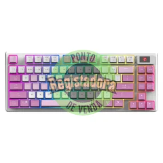 Msi Teclado FORGE GK600 TKL W VIOLET ES BT