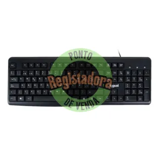 iggual Teclado padrão CK-BASIC2-105T preto