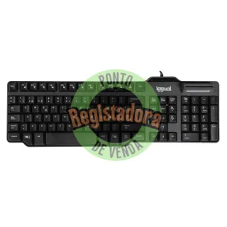 iggual Teclado com leitor DNI CK-ID-DNI SMARTcard