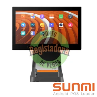 D2s, SUNMI OS, A11, 15.6" mono screen, 3GB+32GB, 58mm printer, Wifi, EU Adapter, 1-Y