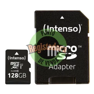 Intenso 3423491 Micro SD UHS-I Premium 128G c/adap