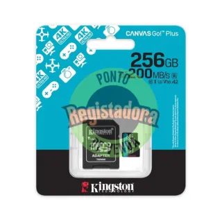 Kingston microSD Canvas Go! Plus 4 256GB 200 MB-s