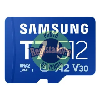 Samsung Micro SDXC T7 512GB classe10 U3 V30 A2