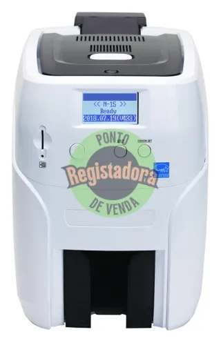 Impressora Cartões N15 Single Side Auto Feeder USB+RJ45+Soft