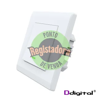 Interruptor Inteligente Wi-FI 1 Botão Alexa Branco