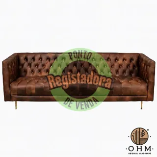 Sofa OX Red Brown