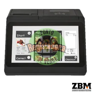 POS ZQ-T2180 - J4125 / DDR3 4GB / SSD 120GB / VFD 2x20 / Impressora 80mm / Touch 11.6" / W11 PRO