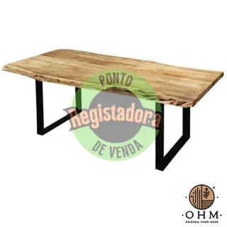 Mesa  Industrial Acácia - 300cm