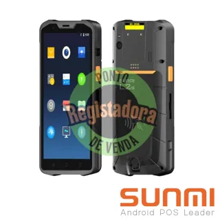 L2s PRO, SUNMI OS, A12, 5.5", 3GB+32GB, 13MP rear +2MP front cameras, NO Scanner, NFC, Wifi, IP68, 4G, EU Adapter, 3-Y