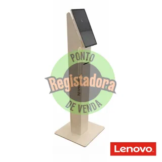 Dispensador / Quiosque Lenovo Intel J6412 8GB 120GB / 15.6" / 80mm / WI-FI / BT /  Suporte de Chão /  Windows 11 Pro