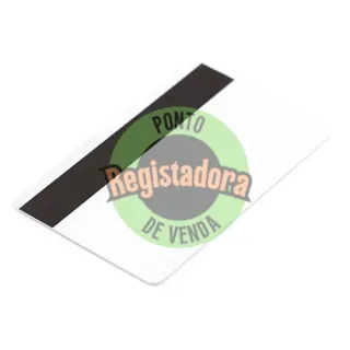 Cartão Branco 0.76mm C/ Banda Magnetica Alta Coersividade
