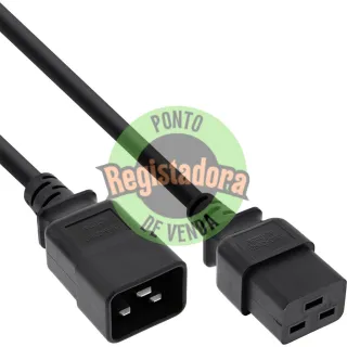 Cabo de Alimentação 220V C19/C20 7.50m Preto