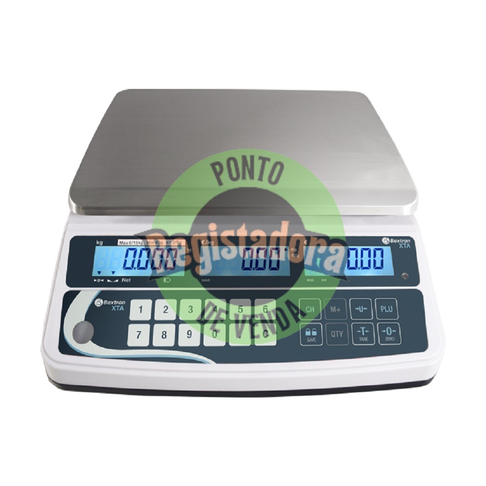 Balança Comercial Braxtran XTA 15/30KG Aferição 2023