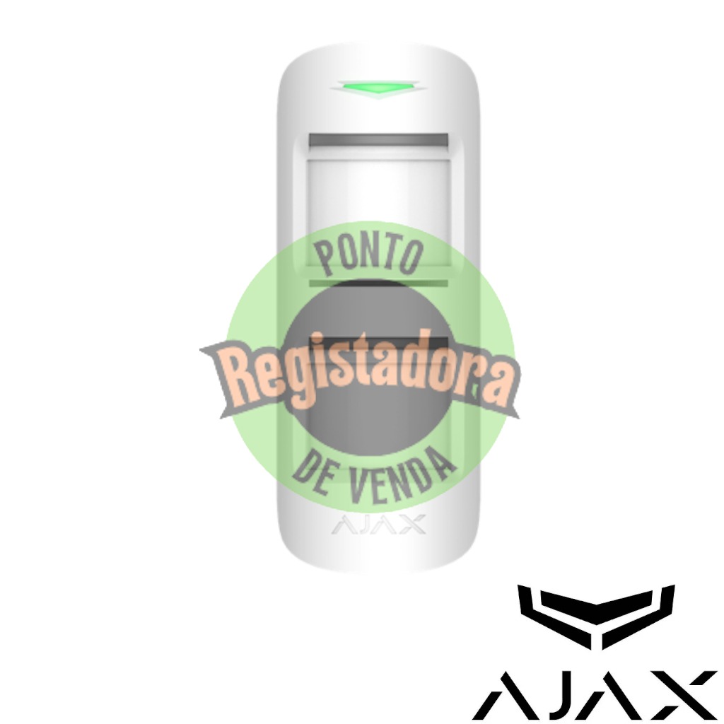 AJAX - Detector via radio para exterior dual PIR anti máscara e Pet Imune - White