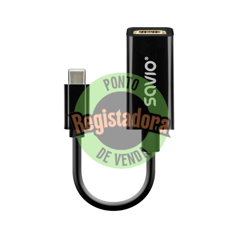 SAVIO AK-79 USB-C HDMI (H) 30HZ BLACK ADAPTER