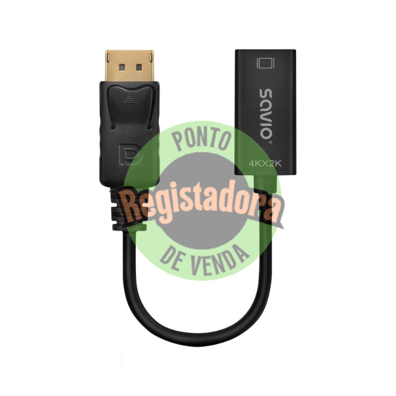 ADAPTADOR DP V1.2-HDMI V1.4 SAVIO AK-62