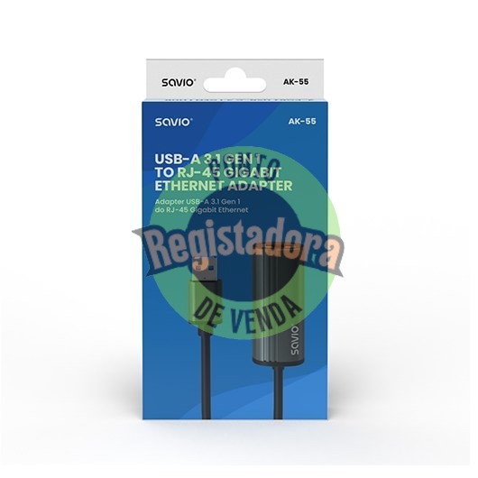 USB ADAPTER(A) - 1 X RJ-45 SAVIO AK-55