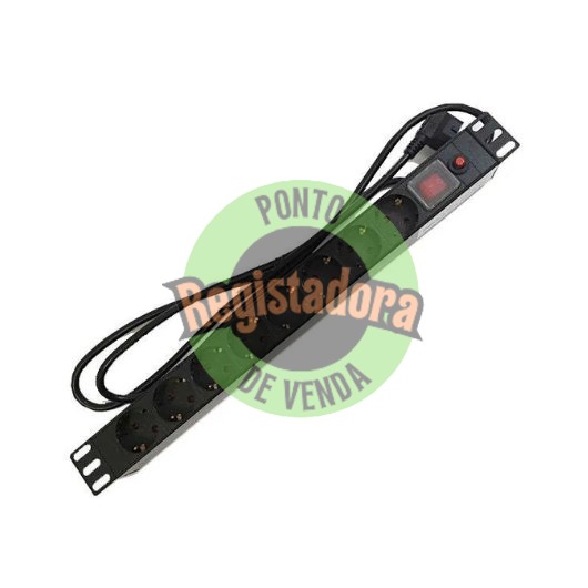 PEPEGREEN 8-OUTLET POWER STRIP PDU WITH SWITCH