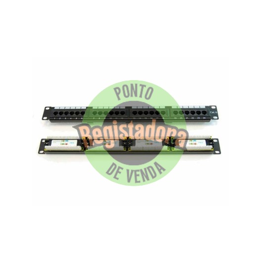 PATCH PANEL PEPEGREEN 24 PUERTOS CAT6