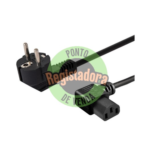 ANGULAR POWER CABLE 1.2M SCHUKO-IEC C13