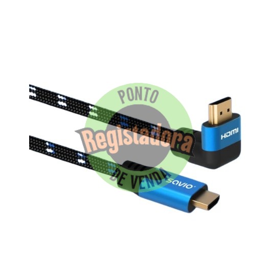 CABLE HDMI 2.1 (M) ANGULAR 8K SAVIO CL-147 1.8M