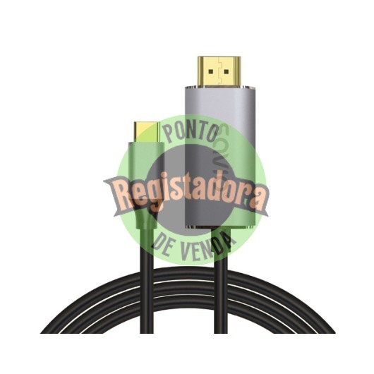 CABLE USB(C) - HDMI 2.0 4K 2M SAVIO CL-171