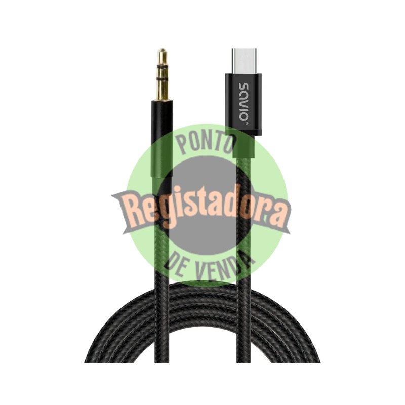 CABLE USB-C A MINI-JACK SAVIO CL-188 2M