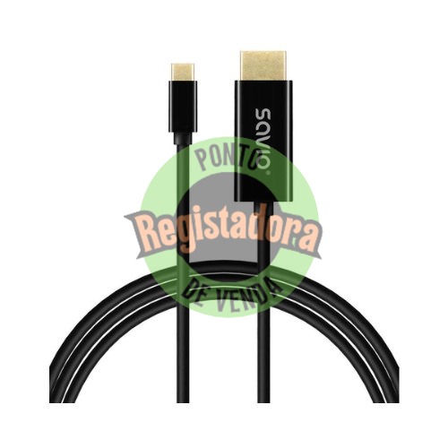 CABLE USB-C a HDMI SAVIO CL-190 1M