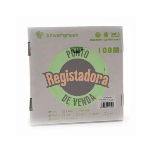 PEPEGREEN CAT6 CABLE REEL 100M RIGID